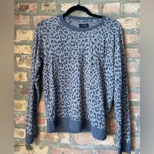 Lucky brand leopard print pullover